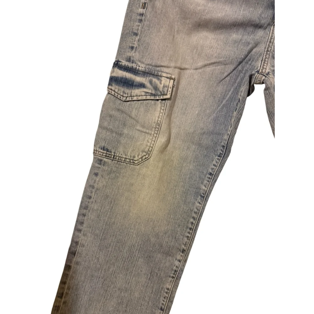 Women's Torrid Light Blue Straight Leg Cargo Jeans Size 14 - Picture 5 of 5